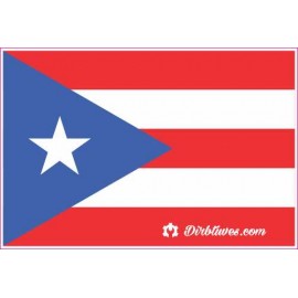 Nacionalinis vėliavos lipdukas - Puerto Rikas